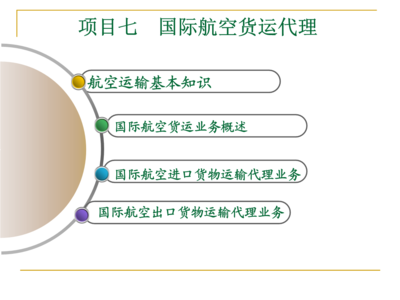 項目七 國際航空貨運代理.ppt
